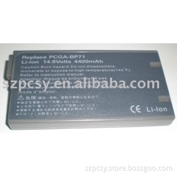 Laptop Battery for SONY PCGA-BP71